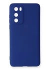 BFS  Huawei P40 Kılıf First Silikon - Lacivert