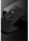 BFS  Huawei P40 Kılıf Range Yüzüklü Silikon - Siyah