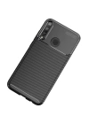 BFS  Huawei P40 Lite E Kılıf Auto Focus Karbon Kapak - Siyah
