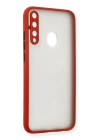 BFS  Huawei P40 Lite E Kılıf Montreal Silikon Kapak - Kırmızı