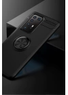 BFS  Huawei P40 Pro Kılıf Range Yüzüklü Silikon - Siyah