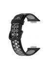 BFS  Huawei Watch Fit 2 Spor Delikli Kordon - Siyah-Gri