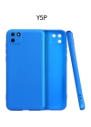 BFS  Huawei Y5P Kılıf First Silikon - Mavi