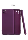 BFS  Huawei Y5P Kılıf First Silikon - Mürdüm
