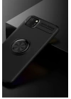 BFS  Huawei Y5P Kılıf Range Yüzüklü Silikon - Siyah