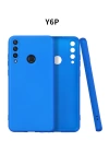 BFS  Huawei Y6P Kılıf First Silikon - Mavi