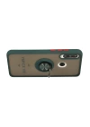BFS  Huawei Y6P Kılıf Montreal Yüzüklü Silikon Kapak - Yeşil