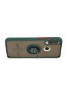 BFS Huawei Y6P Kılıf Montreal Yüzüklü Silikon Kapak - Yeşil