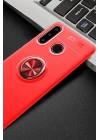 BFS  Huawei Y6P Kılıf Range Yüzüklü Silikon - Kırmızı