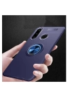 BFS  Huawei Y6P Kılıf Range Yüzüklü Silikon - Mavi