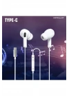 BFS  INA16 Type-C Kablolu Kulak İçi Kulaklık - Beyaz