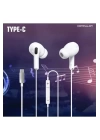 BFS INA16 Type-C Kablolu Kulak İçi Kulaklık - Beyaz