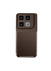 BFS  İnfinix GT 20 Pro Kılıf Auto Focus Karbon Kapak - Kahverengi