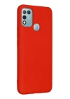 BFS  İnfinix Hot 10 Play Kılıf Nano içi Kadife Silikon - Kırmızı