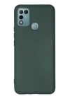 BFS  İnfinix Hot 10 Play Kılıf Nano içi Kadife Silikon - Koyu Yeşil