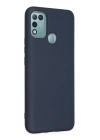 BFS  İnfinix Hot 10 Play Kılıf Nano içi Kadife Silikon - Lacivert
