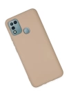 BFS  İnfinix Hot 10 Play Kılıf Nano içi Kadife Silikon - Pudra