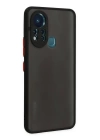 BFS  İnfinix Hot 11s Kılıf Montreal Silikon Kapak - Siyah