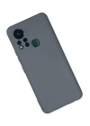 BFS  İnfinix Hot 11s Kılıf Nano içi Kadife Silikon - Gri