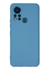 BFS  İnfinix Hot 11s Kılıf Nano içi Kadife Silikon - Mavi