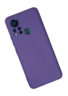 BFS  İnfinix Hot 11s Kılıf Nano içi Kadife Silikon - Mor