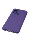 BFS  İnfinix Hot 11s Kılıf Nano içi Kadife Silikon - Mor