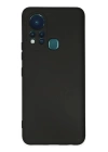 BFS  İnfinix Hot 11s Kılıf Nano içi Kadife Silikon - Siyah