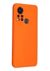 BFS  İnfinix Hot 11s Kılıf Nano içi Kadife Silikon - Turuncu
