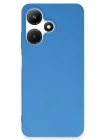 BFS  İnfinix Hot 30i Kılıf First Silikon - Mavi