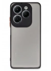 BFS  İnfinix Hot 40 Pro Kılıf Montreal Silikon Kapak - Siyah