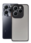 BFS  İnfinix Hot 40 Pro Kılıf Montreal Silikon Kapak - Siyah