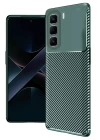 BFS  İnfinix Hot 50 Pro Plus 4G Auto Focus Karbon Kapak - Koyu Yeşil