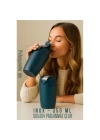 BFS  Inox Çelik Kahve Bardağı - 350 ml  SUS304 Çelik Termos Profesyonel MAVİ