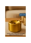 BFS  Inox Gold Paslanmaz Çelik Küllük – 8x 5 cm | Modern, Hijyenik ve Dayanıklı Tasarım