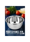 BFS  Inox Kase  - 28 Cm 3.2 Litre Karıştırma Kabı Profesyonel 304 Paslanmaz Çelik