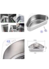 BFS Inox Lavabo Köşe Süzgeci Organizer 304 Paslanmaz Çelik