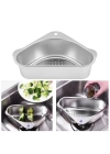BFS Inox Lavabo Köşe Süzgeci Organizer 304 Paslanmaz Çelik