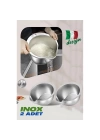 BFS Inox Süzgeç Pirinç Makarna Salata Süzgeci 304 Paslanmaz Çelik 2 ADET