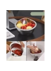 BFS Inox Süzgeç Pirinç Makarna Salata Süzgeci 304 Paslanmaz Çelik 2 ADET