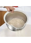 BFS Inox Süzgeç Pirinç Makarna Salata Süzgeci 304 Paslanmaz Çelik 2 ADET