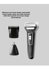 BFS İnsua Erkek Bakım Seti – 3 Başlıklı Şarjlı Tıraş Makinesi, 60 Dakika Kablosuz Kullanım