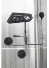 BFS İnterkom Intercom Kask Kulaklık Bt22 Bluetooth Motosiklet Kulaklık 5.0 Bluetooth