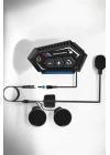 BFS İnterkom Intercom Kask Kulaklık Bt22 Bluetooth Motosiklet Kulaklık 5.0 Bluetooth
