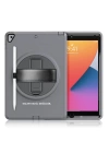 BFS  iPad 10.2 (7.nesil) Kılıf Hand Strap Tablet Kılıfı - Gri
