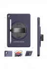 BFS  iPad 10.2 (7.nesil) Kılıf Hand Strap Tablet Kılıfı - Lacivert