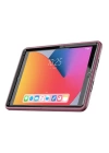 BFS  iPad 10.2 (7.nesil) Kılıf Hand Strap Tablet Kılıfı - Mürdüm