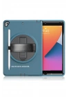 BFS iPad 10.2 (7.nesil) Kılıf Hand Strap Tablet Kılıfı - Turkuaz