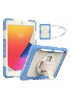 BFS  iPad 10.2 (7.nesil) Kılıf Strap New Tablet Kapak - Mavi