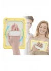 BFS  iPad 10.2 (7.nesil) Kılıf Strap New Tablet Kapak - Sarı