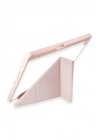 BFS iPad 10.2 (8.nesil) Kılıf Kalemlikli Hugo Tablet Kılıfı - Rose Gold